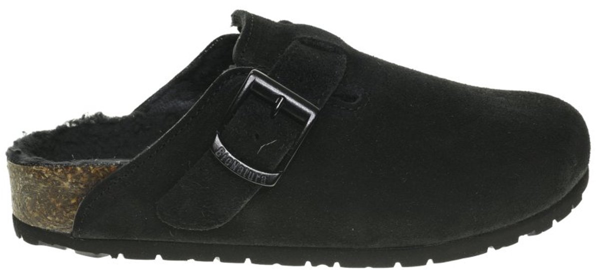 Clogs Zwart Wol Suede Bionatura maat 37