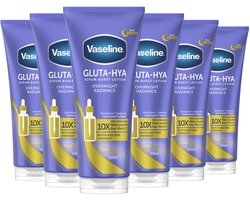 Vaseline - Gluta-Hya Serum Burst Lotion - Overnight Radiance - 6 x 200 ml