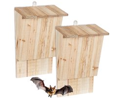 Vleermuiskast - set van 2 - hout