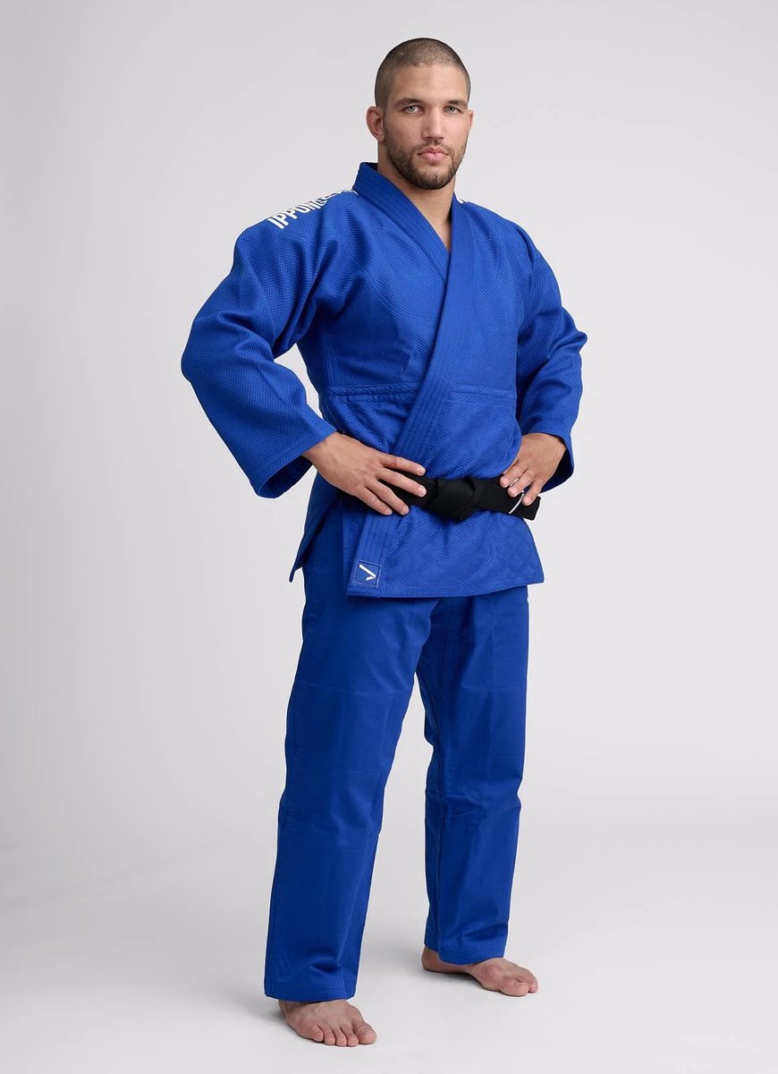 Ippon Gear Fighter 2 Blauwe jas slimfit (Maat: 165)
