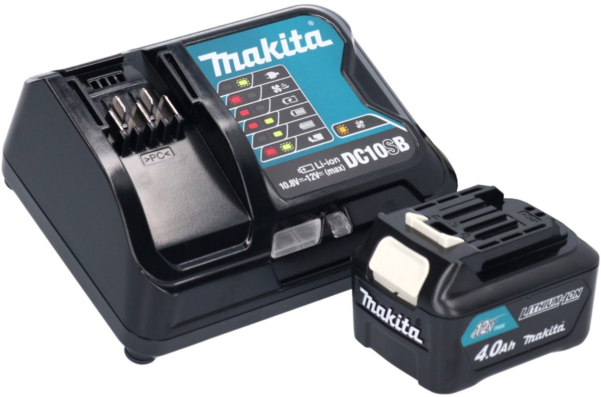 Makita CL 108 FDSM1P Snoerloze Kruimeldief 12V met Accu 4.0 Ah - afbeelding 2