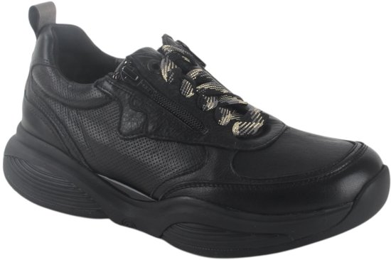 Chaussures à lacets pour femmes Xsensible 32005.3.001-HX, style sportif, taille 40 (6,5), noires