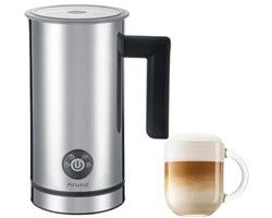 Melkopschuimer 500 W - Voor Perfect Schuim, Verwarmen en Opschuimen - 3 Warmtestanden en 1 Koude Stand - Elektrische Opschuimer voor Koffie en Smoothies