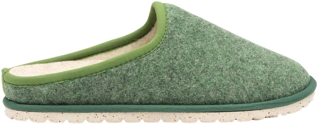 Loewenweiss Lowenweiss Lite Outdoor Pantoffels - Wolvilt Binnen/Buiten Pantoffels - Unisex - Groen GROEN - Maat 42