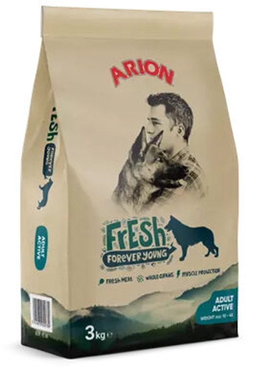 Hondenvoer 3 kg | Arion Fresh Adult Active