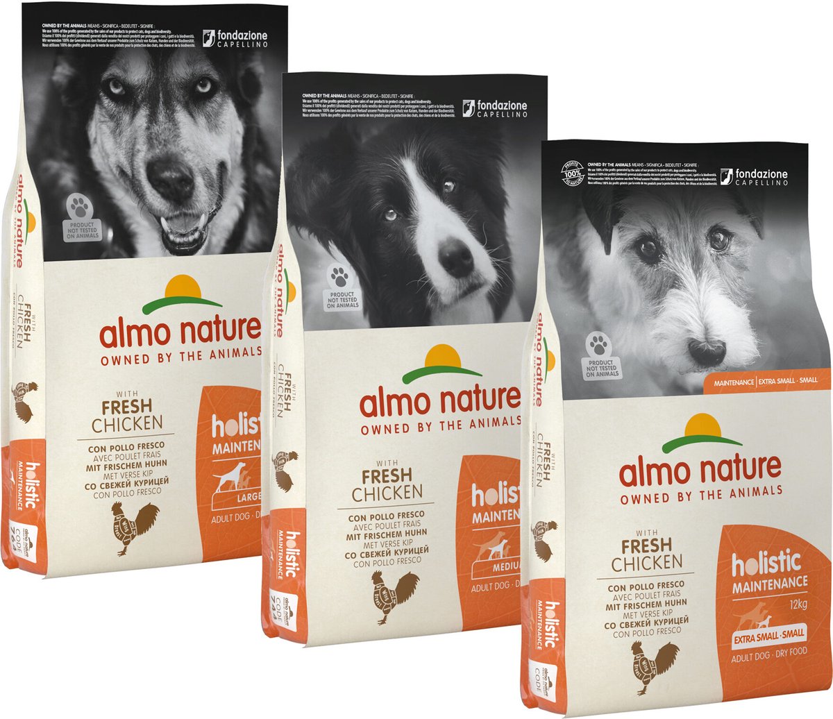 Almo Nature Almo Nature Holistic Maintenance Hondenvoer - Kip - L - 12 kg