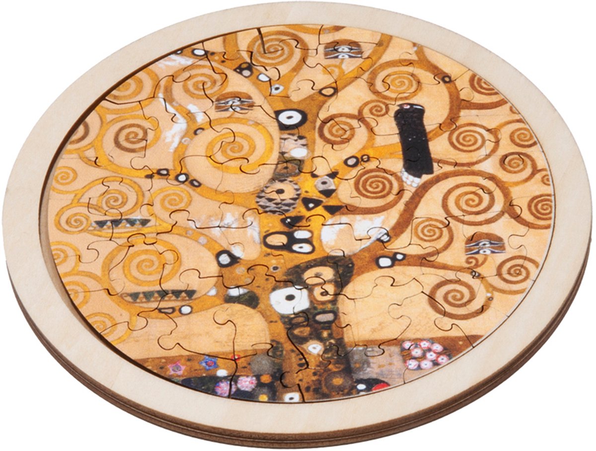 Fridolin puzzel Klimt De Levensboom - educatief speelgoed karton.