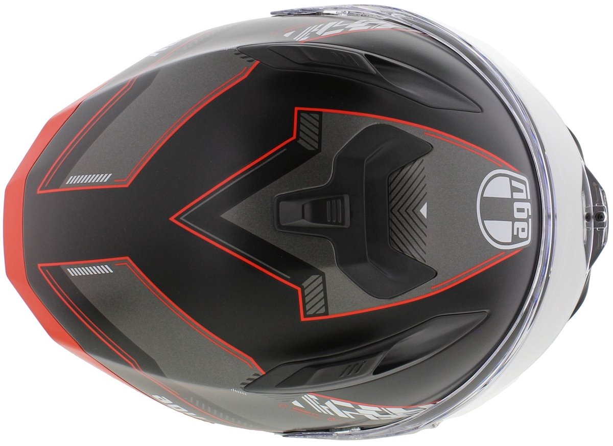 AGV K7 Kyber Zwart Rood Integraalhelm - Helm – foto 8