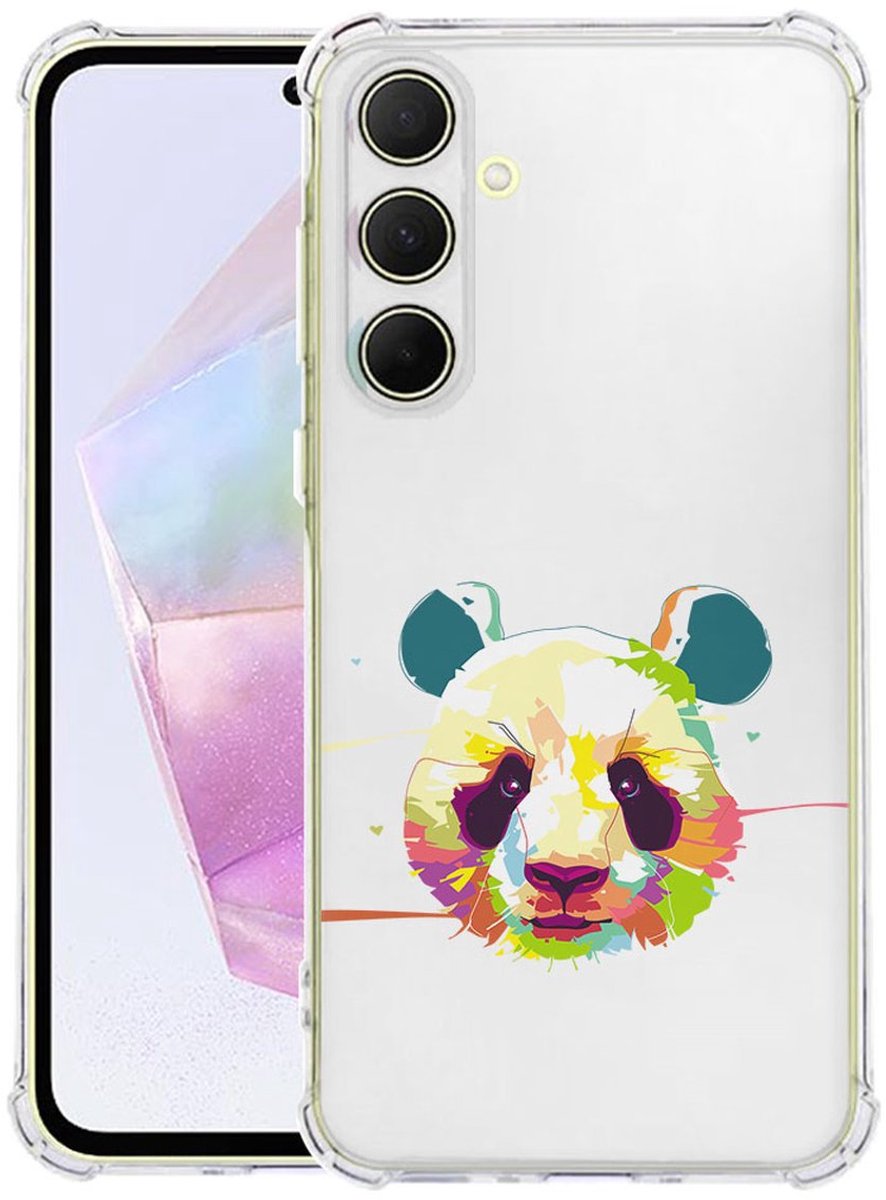 Samsung Galaxy A56 Hoesje - Panda Color TPU Antishock