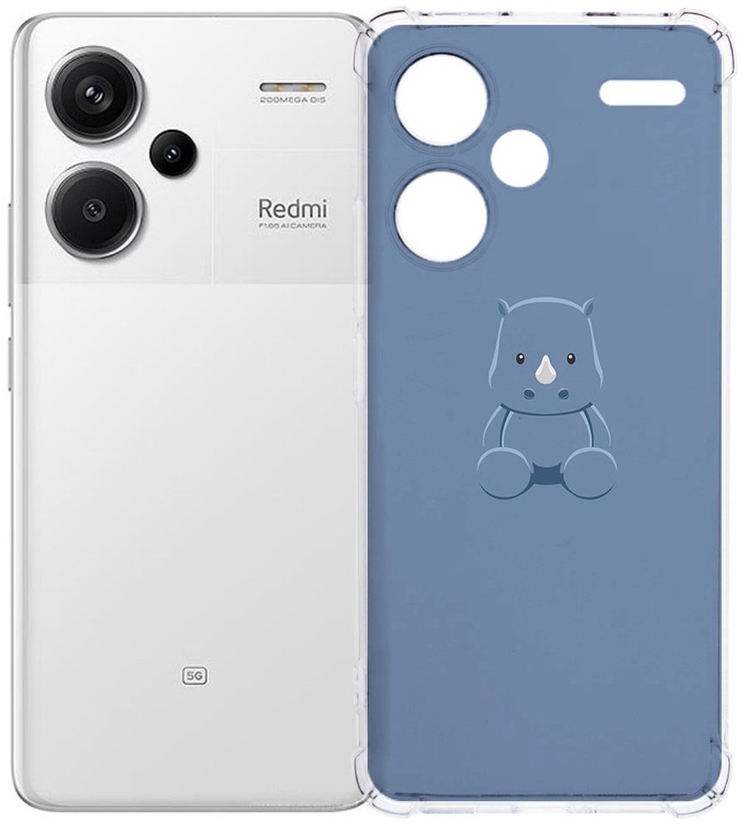 Xiaomi Redmi 13 Pro Plus Hoesje - Baby Rhino TPU Antishock