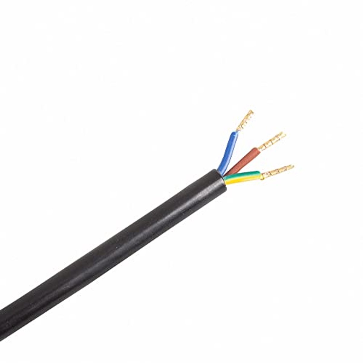 Netsnoer 3 m met Schakelaar en Geaarde Stekker Zwart - Ideaal voor Elektrische Apparaten