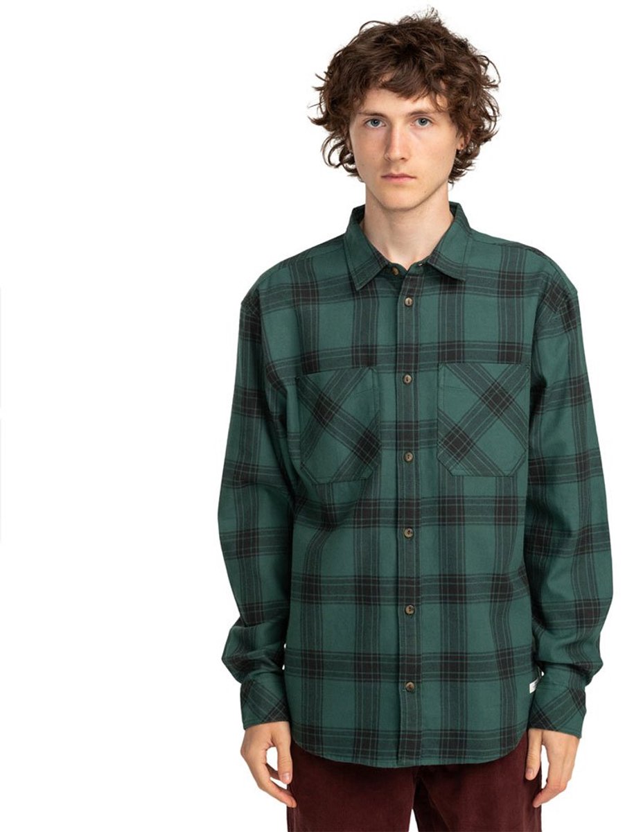 Element Compass Overhemd Met Lange Mouwen S Man Groen