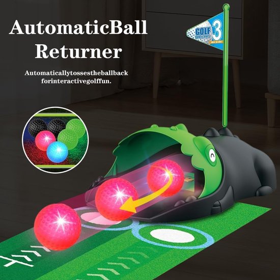 Mini Golf Set Toy voor Kinderen - Indoor en Outdoor Spel - Golf Koffer Spelletjes voor Meisjes en Jongens van MINI — afbeelding 2