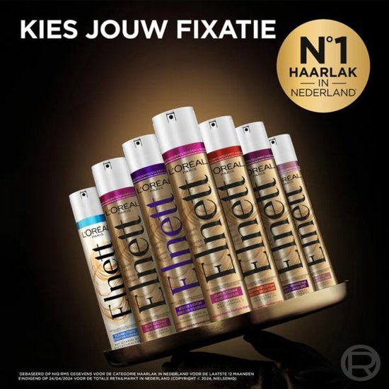 3x L'Oréal Elnett Satin Hair Spray Volume Extra Fort 200 ml