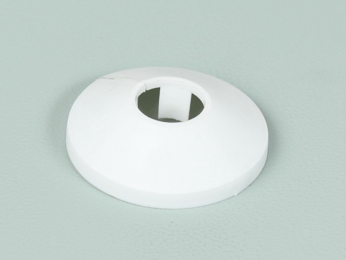 Maclean Verwarmingsbuis Rozet - Ø22mm - Wit - Set van 2 - CV Buis Rozet