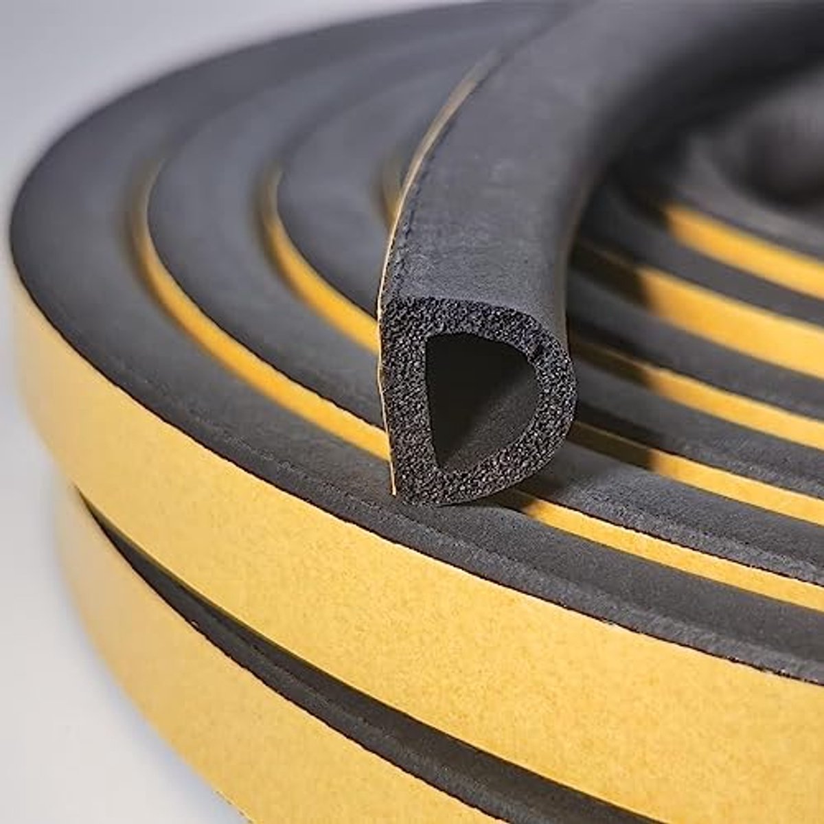 Afdichtingstape voor Deuren en Ramen - Geluidsdicht, Waterdicht en Stofdicht - 12 m - Zwart