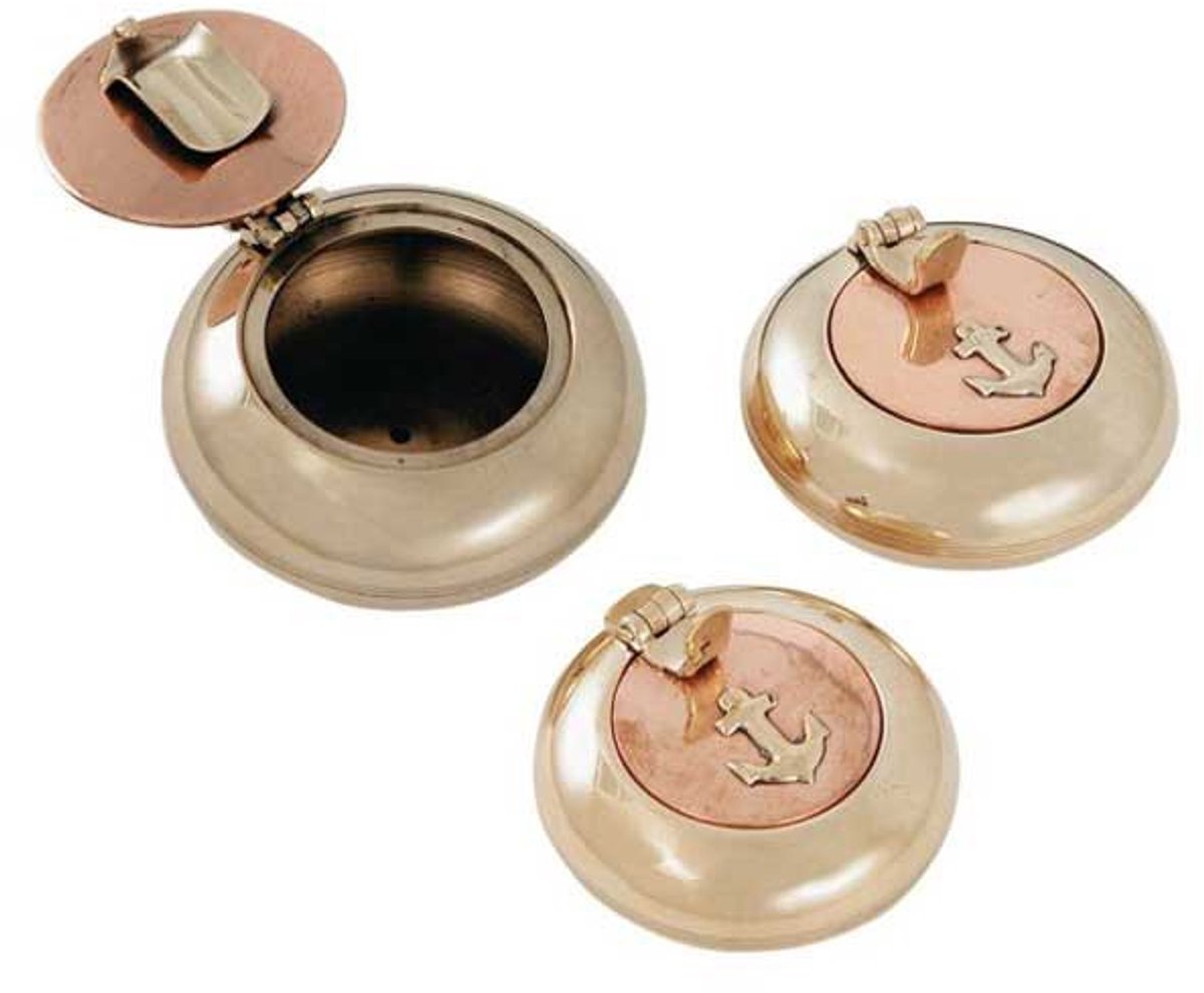 Euromarine Messing Koperen Asbak Goud 60 mm