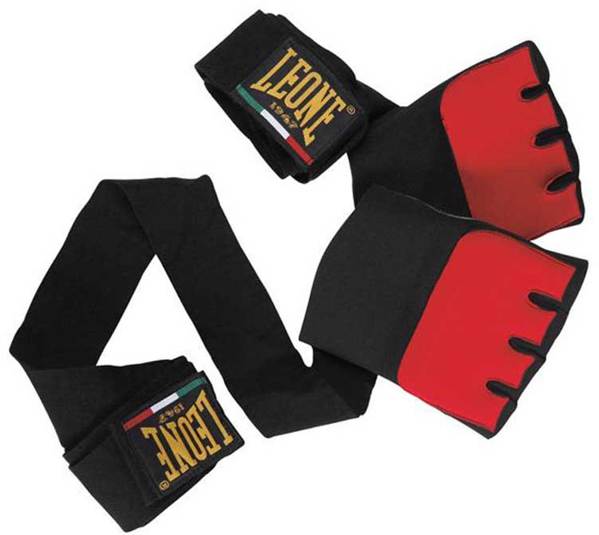 Leone1947 Stretch Gevechtshandschoenen Rood