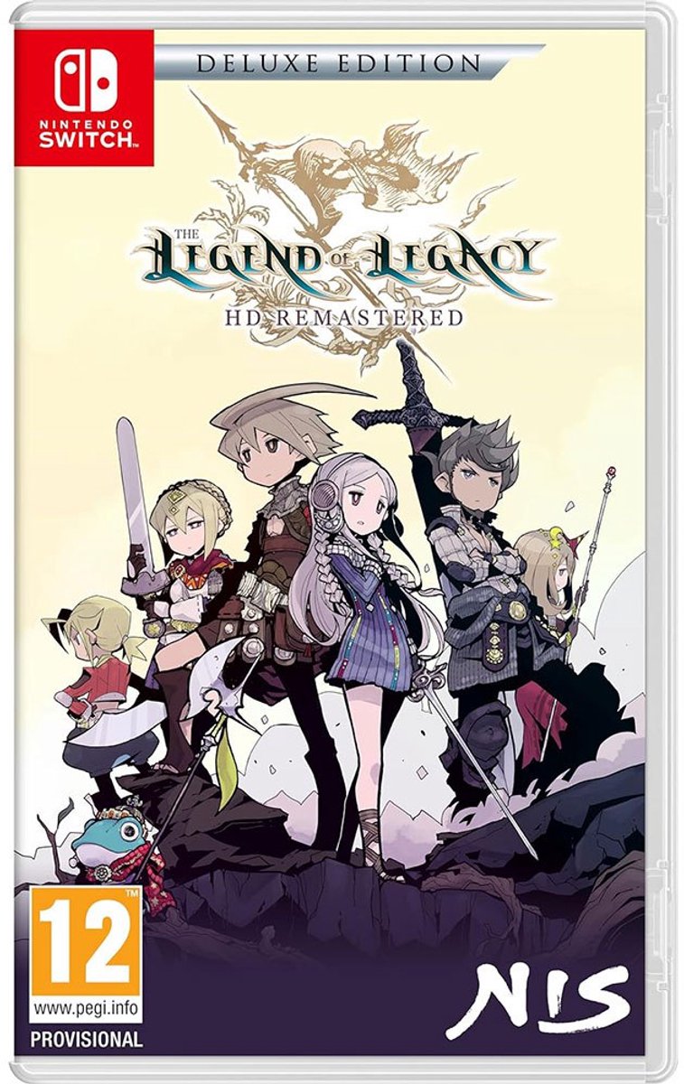 Nintendo Games Switch The Legend Of Legacy Hd Remastered Deluxe Edition Transparant PAL