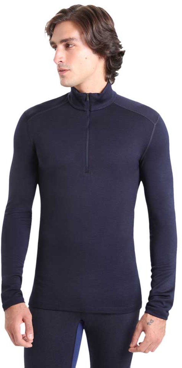 Icebreaker Merino 260 Tech Lange Mouwen Basislaag Blauw S Man