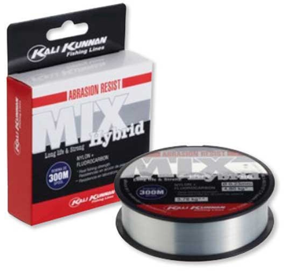 Kali Mix Hybrid 300 M Monofilament Zilver 0.330 mm