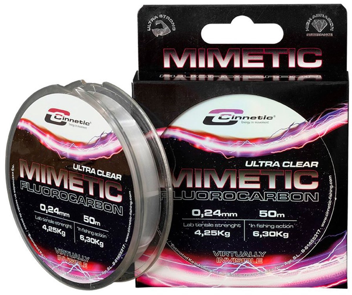 Cinnetic Mimetic Flurocarbon 150 M Zwart 0.400 mm