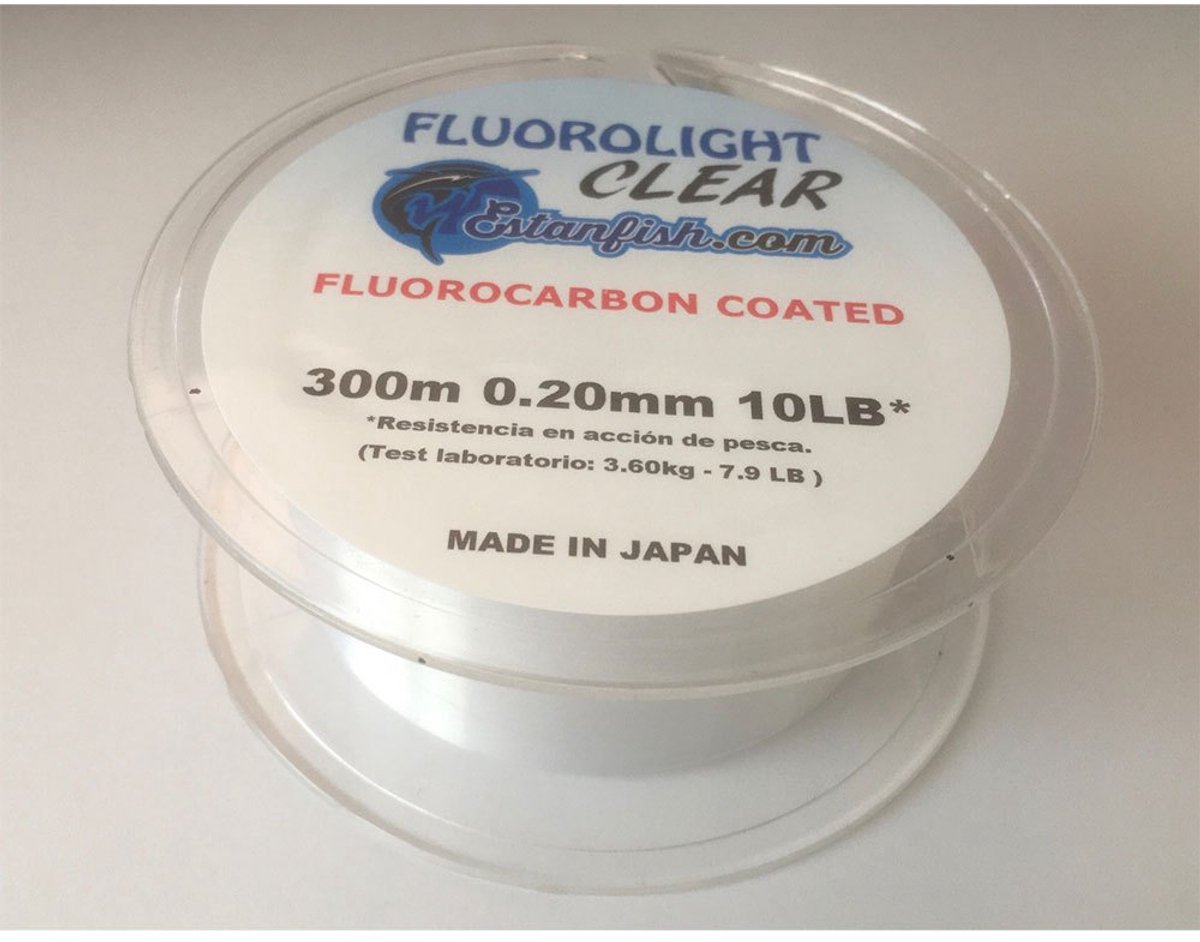 Estanfish Light 300 M Flurocarbon Zilver 0.350 mm