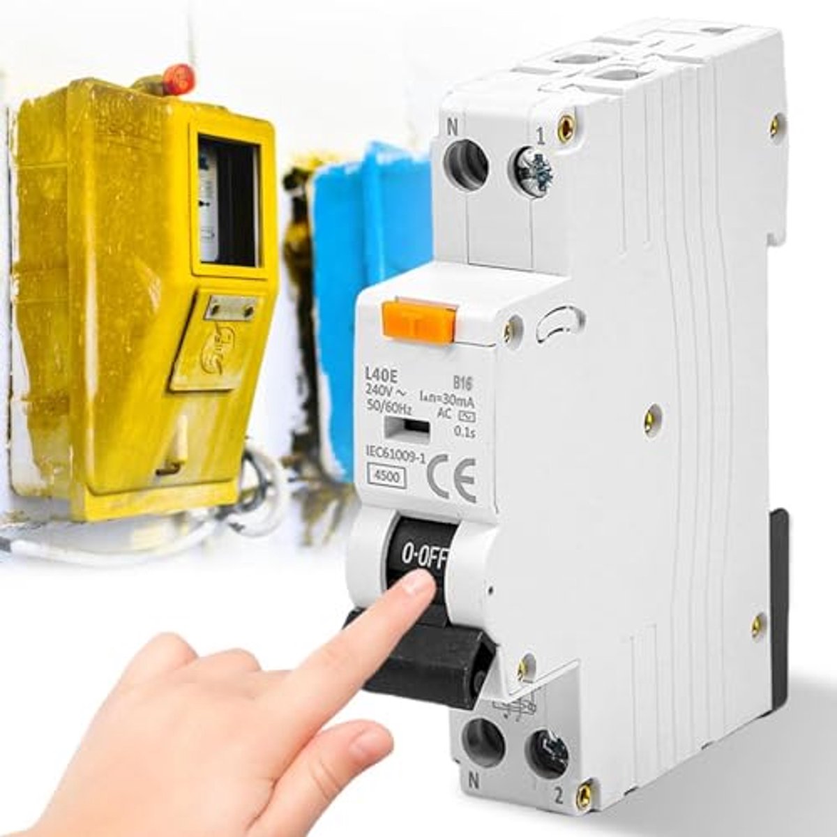 30 mA FI-schakelaar 16 A - Aardlekschakelaar met RCBO voor Veiligheid in Elektrische Installaties