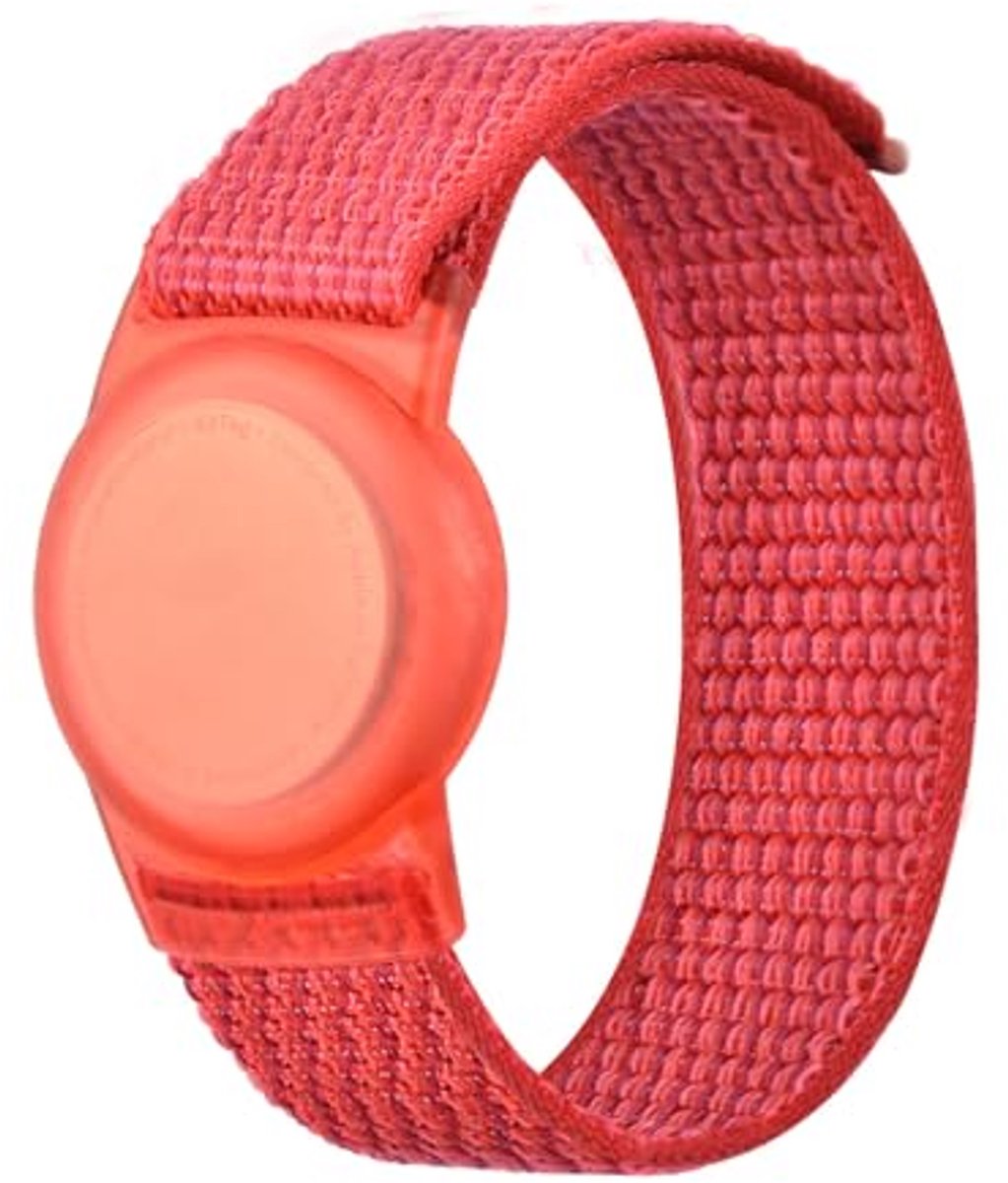 GPS-Tracker Armband voor Kinderen - Zachte Nylon Horlogeband met Anti-Kras Bescherming