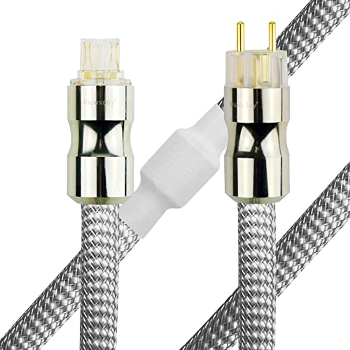 Afgeschermde HiFi voedingskabel 10AWG met ferrietring - 2 meter