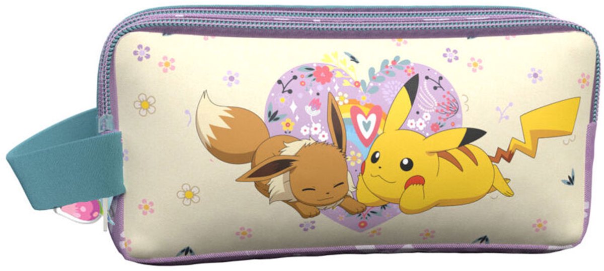 Cyp Brands Pokémon Flowers Drievoudige Etui Veelkleurig