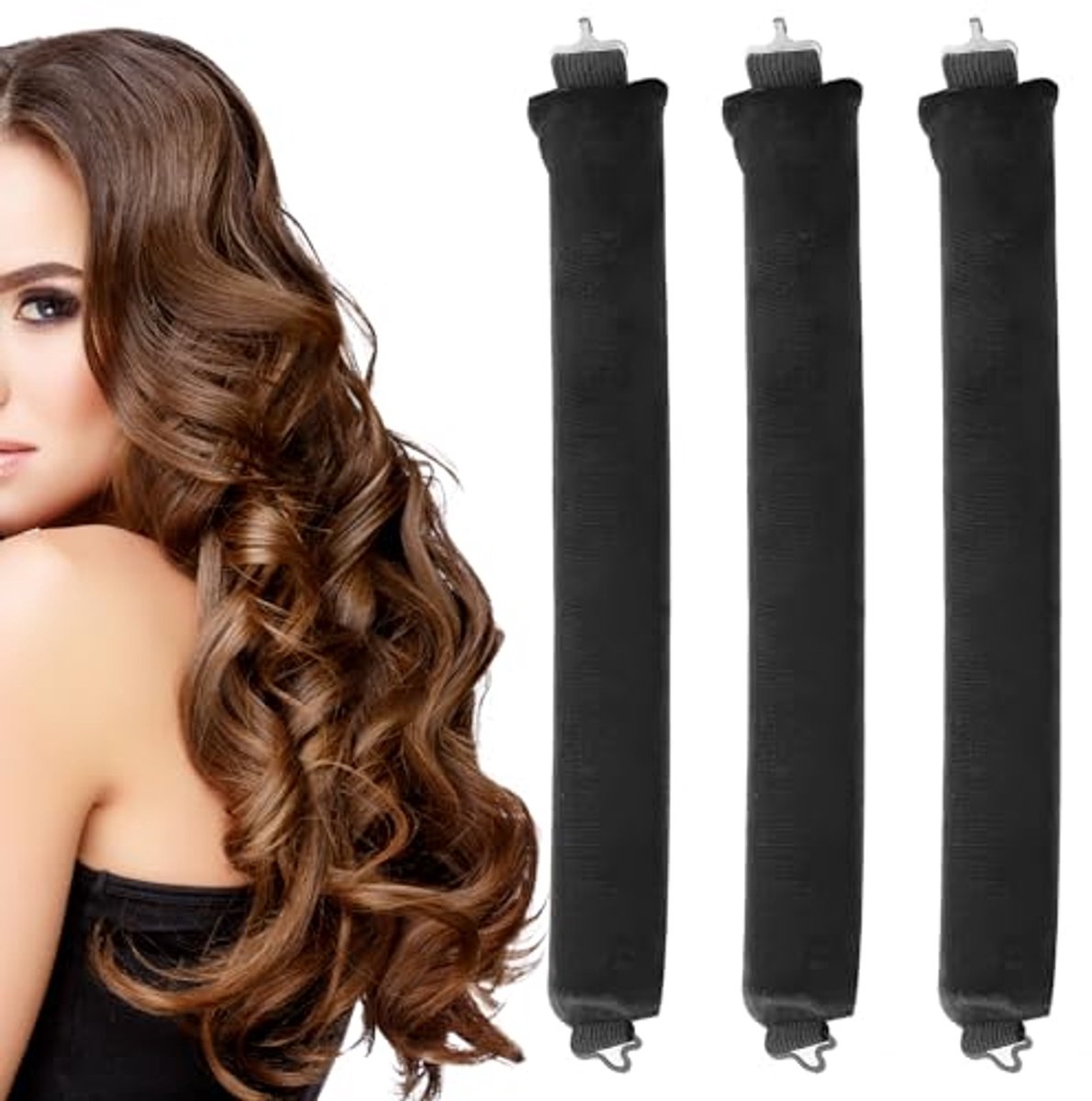 Heatless Curlers - Ideaal voor Golvend Haar, Set van 3