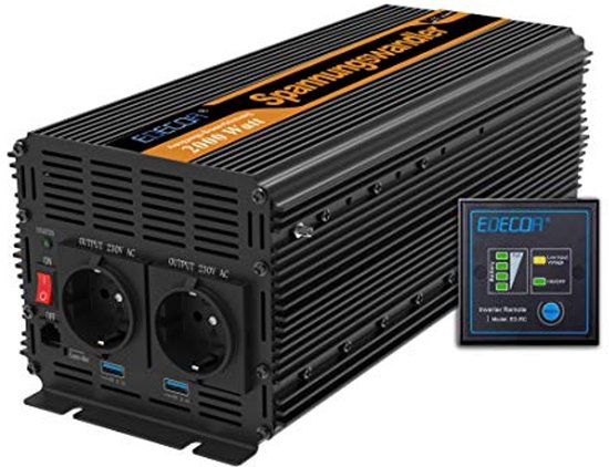 Inverter 12v to 220v - 240V 600W Cantonape Modified Sine Wave