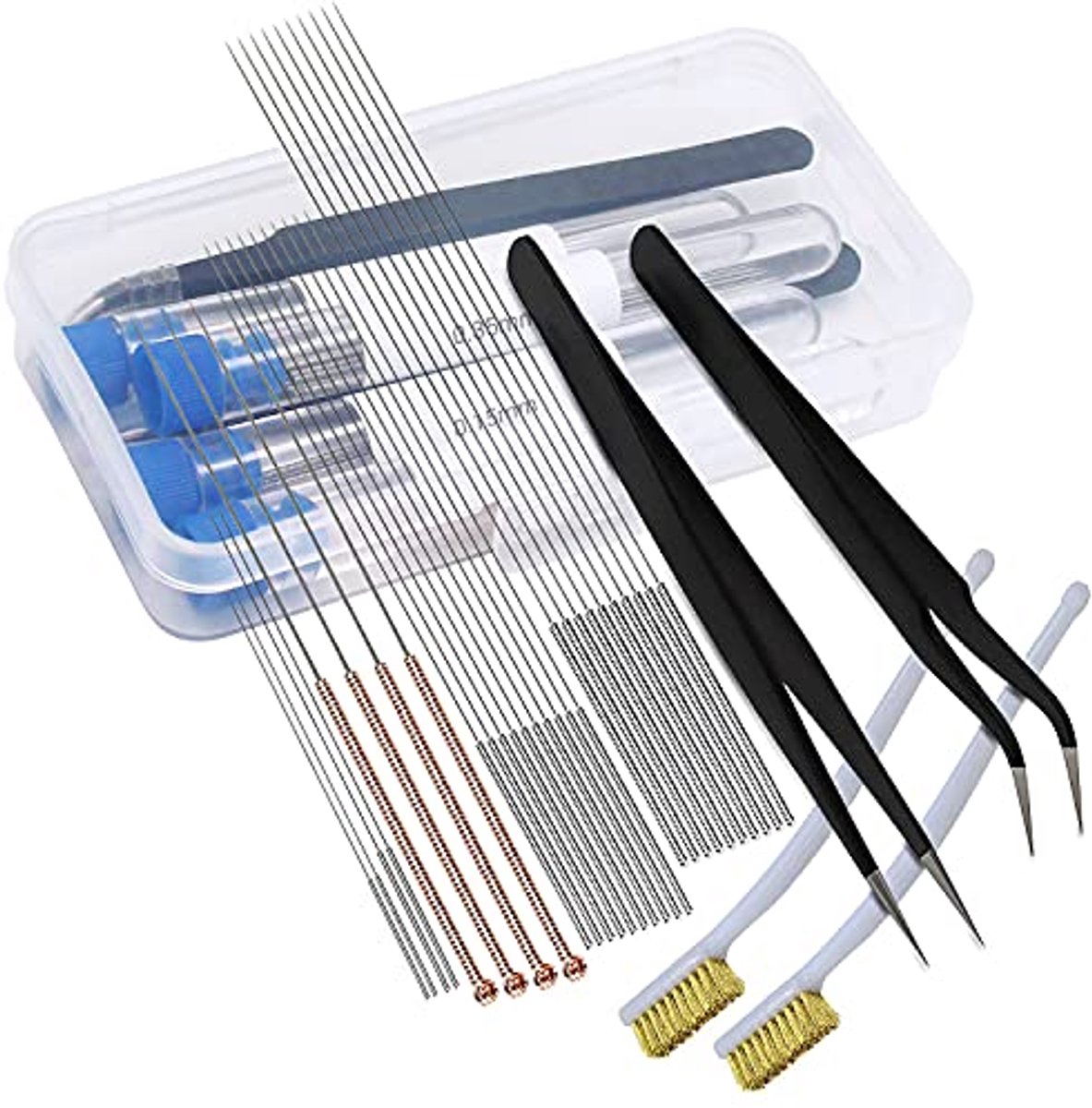 Reinigingsnaalden set voor 3D-printer - 28-delige 3D-printer spuitmonden reinigingsset