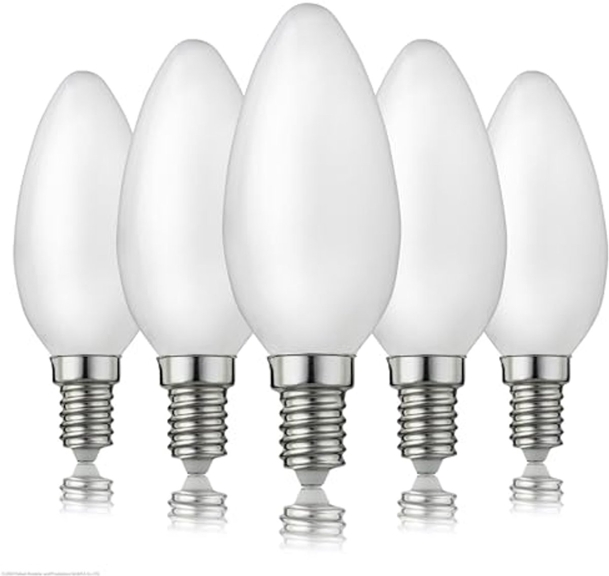 E14 Led-gloeilamp Kaarslamp Set van 5 - 2,5W Warm Wit LED - Vervangt 25W Gloeilamp