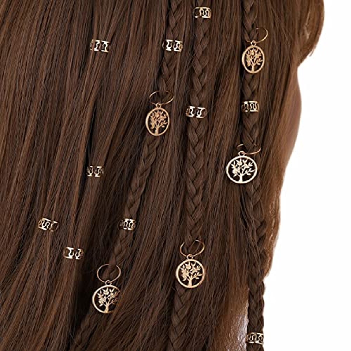 30 Dreadlock Sieraden Kralen en Manchetten - Verstelbare Metalen Haaraccessoires