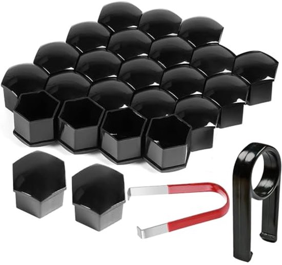 Wielmoerdop 1/2, 6-kant voor aluminium velgen 17mm Wielmoerdop 1/2, 6-kant voor aluminium velgen 17mm