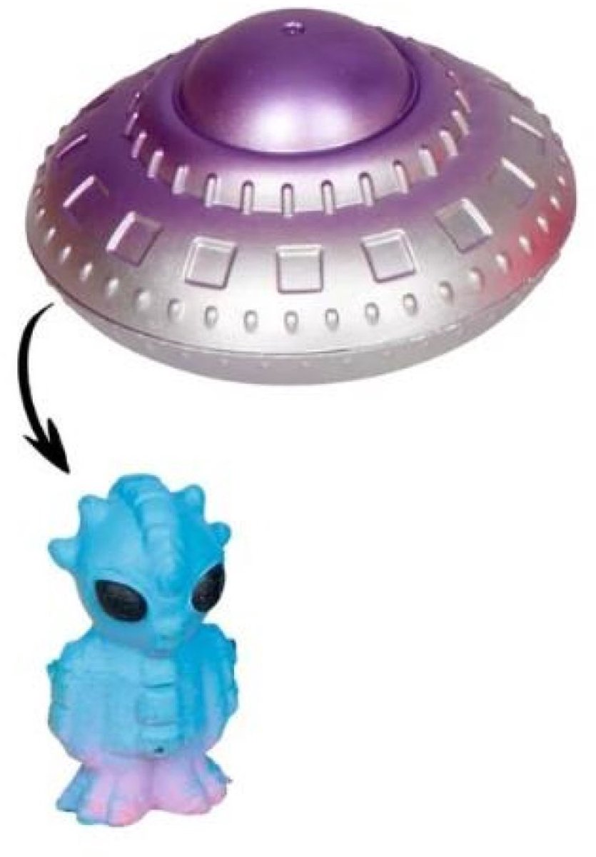 Alien in een UFO