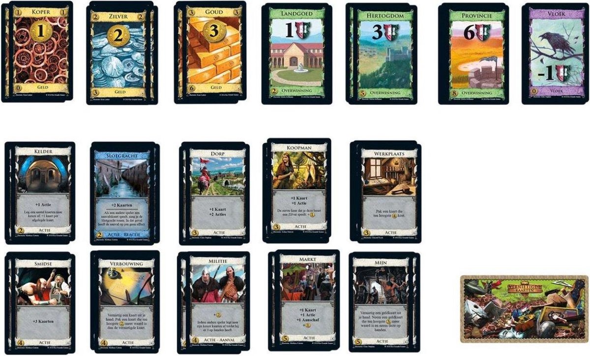 999 Games - Dominion - Basisspel - Kaartspel - Een echte klassieker - Met vele uitbreidingen - Gezelschapsspel - Deckbuilder — cadeau in Partyspellen - foto 6