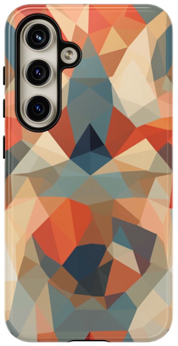 Geometrisch Abstract Patroon – Telefoonhoesje Geschikt voor Samsung Galaxy S24