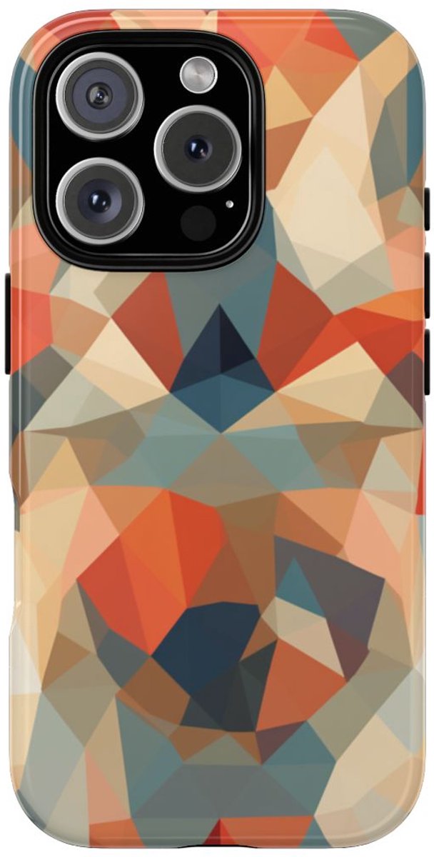 Geometrisch Abstract Patroon – Telefoonhoesje Geschikt voor iPhone 16 Pro