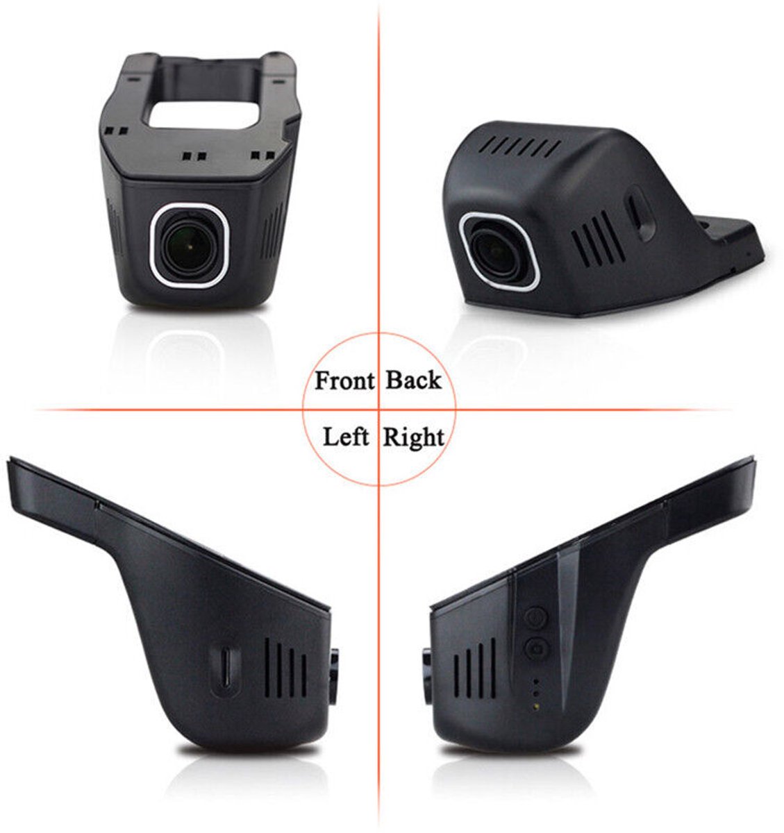 Auto Video Dash Cam WiFi Auto DVR Rijrecorder Verborgen Dashboard Camera Voertuig – foto 3