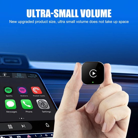 2-in-1 USB Draadloze CarPlay Android Draadloze Bluetooth van Carpuride — afbeelding 3