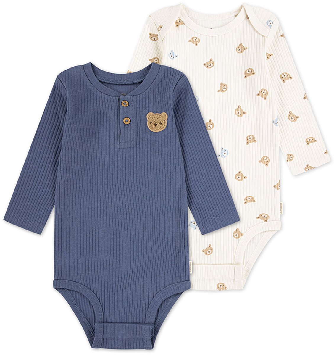 Huggies Clothes 5z2860 Lichaam 2 Eenheden Wit,Blauw 6 Months