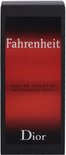 Dior Fahrenheit Eau de Toilette flacon met rode en zwarte verpakking.