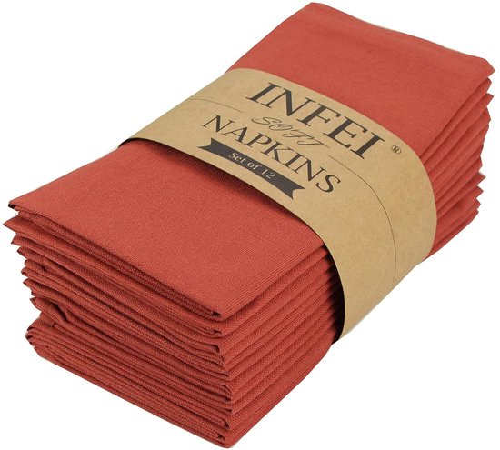 MLMC Rustieke kaasdoek Servetten Set van 10 Stoffige Roze Gaas Kaasdoek Servetten 53,3 cm x 53,3 cm Gerimpelde Tafelservetten in Bulk voor Dagelijks Gebruik Baby Shower Evenementen Decor