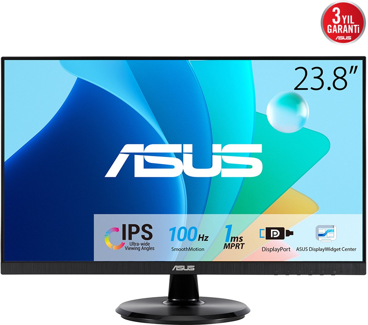 ASUS VA24DQFR monitor HDMI, DisPlayport, VGA, 100Hz