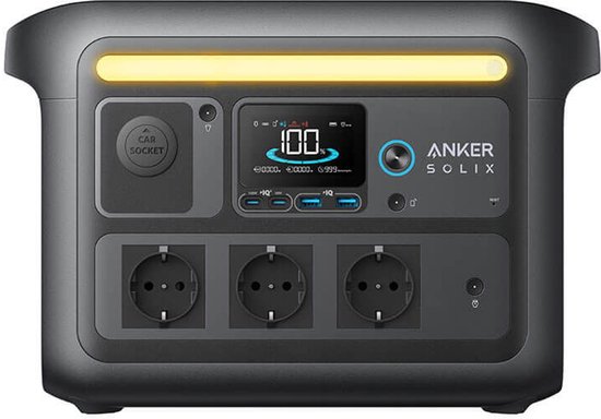 Anker SOLIX C800X - 768Wh - Portable powerstation - Backup stroomuitval - Camping - Outdoor