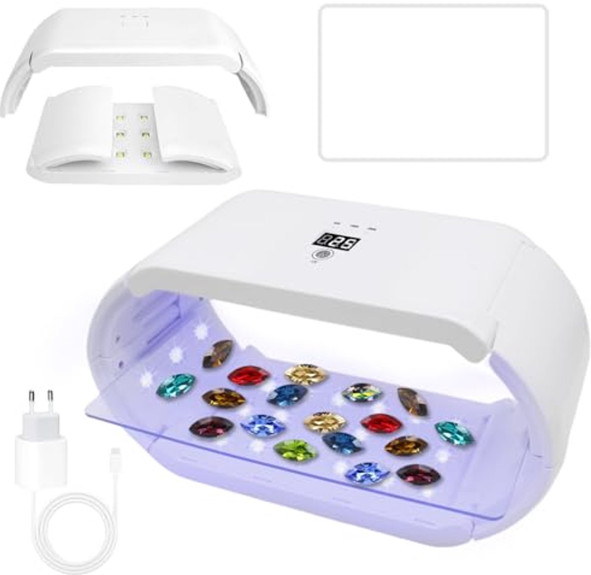 UV-lamp voor Hars - Snelhardende 48W LED-hardschijf voor DIY, Sieraden en Vormen