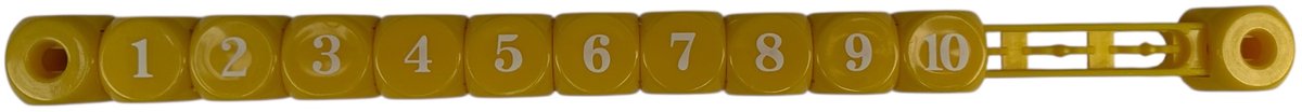 NORTH Scoreteller Geel Plastiek Voetbaltafel